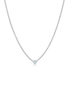 Suzy Levian 14k White Gold Diamond Layering Necklace In White