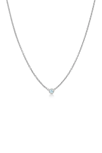 Suzy Levian 14k White Gold Diamond Layering Necklace