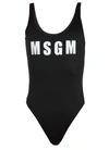 MSGM SWIMSUIT WITH LOGO,3042MDF105 21746799