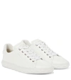 Jimmy Choo Diamond Light/f Leather Sneakers In White