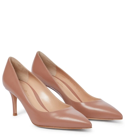 Gianvito Rossi Gianvito 70 Leather Pumps In Pink