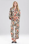 Natori Two-piece Dynasty Printed Pajamas In Black
