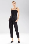 Josie Natori Natori Rose Parfait Camisole With Lace Top In Black