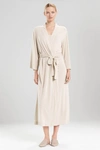 Natori Shangri-la Tencel™ Wrap Robe In Cashmere