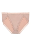 Natori Intimates Bliss French Cut Brief Panty In Rose Beige