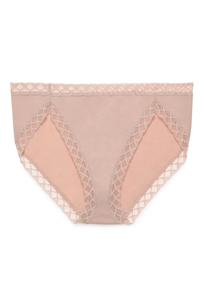 Natori Intimates Bliss French Cut Brief Panty In Rose Beige