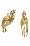 JOSIE NATORI NATORI GOLDSS SMALL BIRD CLIP EARRINGS,B11717-GOL-O/S