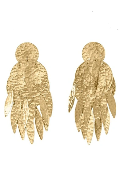 Josie Natori Natori Goldss Dangling Clip Earrings