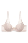 Natori Intimates Flora Contour Underwire Bra In Cameo Rose/cashmere