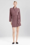 Natori Naya Wrap Robe In Heather Fig