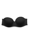 Natori Feathers Strapless Plunge Multi Way Bra Black 36dd In Black
