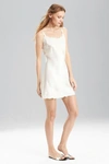 Josie Natori Natori Lolita Silk Lace & Silk Chemise Nightgown In Warm White