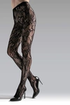 Natori 2-pack Lace Cutout Net & Fishnet Tights In Black