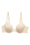 Natori Minimal Demi Contour T-shirt Everyday Bra (30a) Women's In Cafe