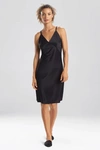 Natori Enchant Satin Nightdress In Black