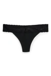 Natori Bliss Perfection One-size Thong In Black