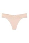 Natori Bliss Perfection One-size Thong In Cameo Rose