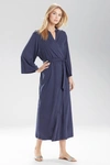 Natori Shangri-la Tencel™ Wrap Robe In Ht Night Blue