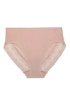 Natori Intimates Bliss Perfection French Cut Brief Panty In Rose Beige