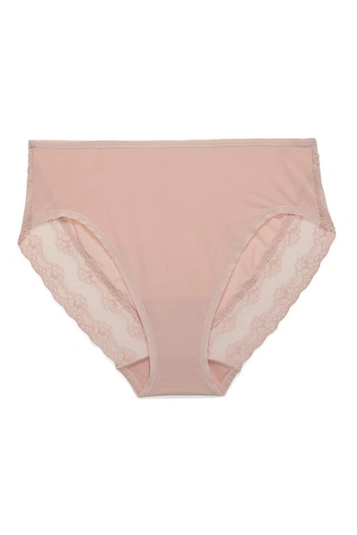 Natori Intimates Bliss Perfection French Cut Brief Panty In Rose Beige