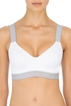 Natori Dynamic Contour Underwire Sports Bra In White/lead
