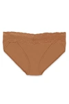 Natori Bliss Perfection Soft & Stretchy V-kini Panty Underwear In Glow