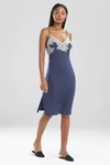 Natori Luxe Shangri-la Tencel™ Chemise In Heather Night Blue