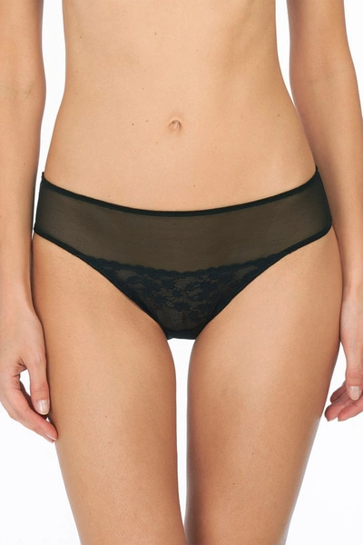 Natori Cherry Blossom Girl Brief Panty In Black