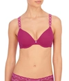 Natori Intimates Pure Luxe Full Fit Soft & Comfortable T-shirt Bra In Berry/blush Pink