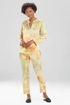 Josie Natori Natori Sansui Silk Pajamas In Golden Multi