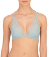 NATORI CHERRY BLOSSOM CONVERTIBLE LACE PLUNGE BRA (32DD),721191-AQUAMARINE-36D