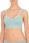 Natori Gravity Contour Underwire Coolmax Sports Bra (30b) In Aquamarine/mink