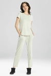 Natori Calm T-shirt Top In Frosted Cafe