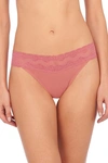 NATORI INTIMATES BLISS PERFECTION ONE-SIZE THONG,750092-MAUVEWOOD-O/S