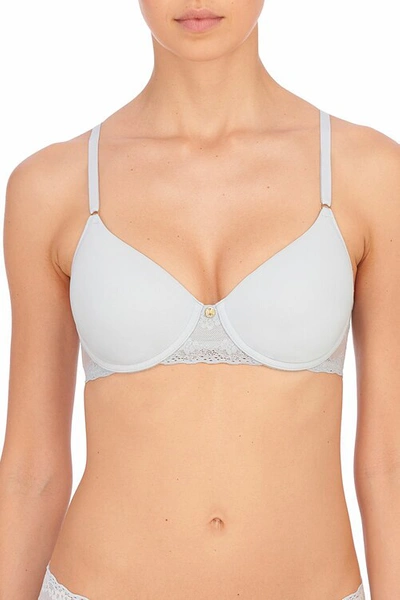 Natori Intimates Bliss Perfection Contour Underwire Soft Stretch Padded T-shirt Bra Women's In Baby Blue