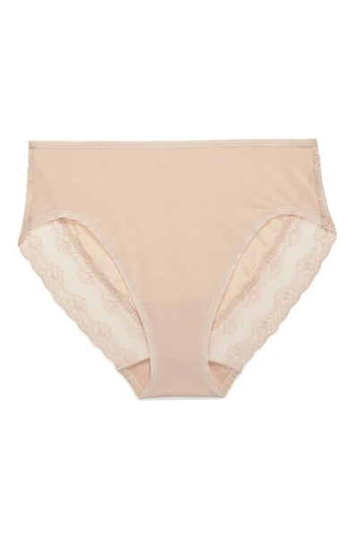 Natori Intimates Bliss Perfection French Cut Brief Panty In Pink Icing