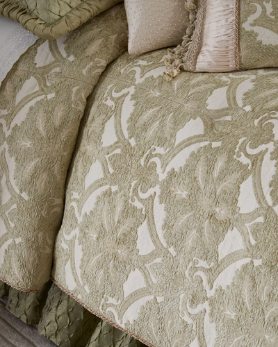 Austin Horn Collection Anastasia 3-piece Queen Comforter Set In Peridot