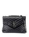 SAINT LAURENT LOULOU MEDIUM YSL MATELASSE CALFSKIN FLAP-TOP SHOULDER BAG,PROD244000292