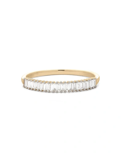 Stone And Strand Up And Down Baguette Diamond Line Band In Gold