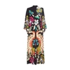 La Doublej Magnifico Floral Maxi Dress In Peacock