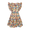 La Doublej Honeybun Cotton-poplin Mini-dress In Gumball