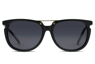 Vint & York Caper In Matte Black With Gold