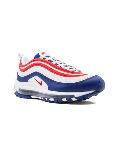 Nike Air Max 97 "usa" Sneakers In White/university Red/rouge