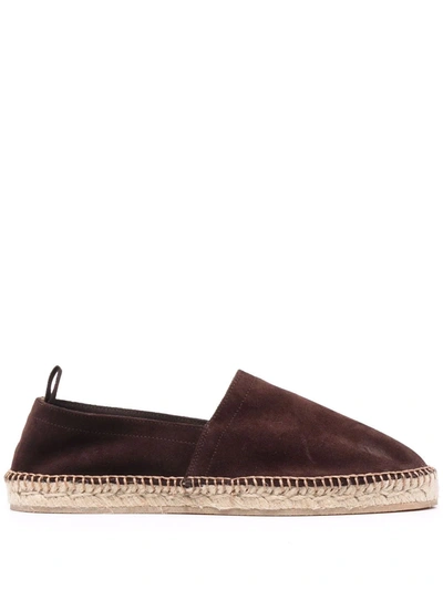 Scarosso Pablo Suede Espadrilles In Brown - Suede