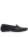 SCAROSSO ASHLEY LEATHER LOAFERS