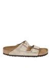 Birkenstock Arizona Sandals In Light Grey In Taupe