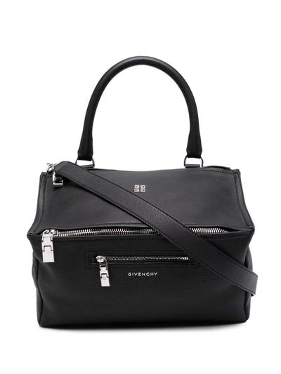 Givenchy Medium Pandora Bag In Black Grained Leather