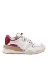 ISABEL MARANT WHITE LEATHER SNEAKERS