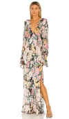 HEMANT & NANDITA X REVOLVE TEIEN CAFTAN,BENE-WD137