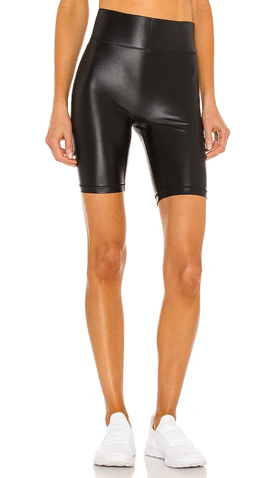 All Access Center Stage Fitted High-rise Stretch-woven Shorts In Black